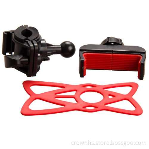 Motorcycle Bicycle bedside 360 degree plastic mobile phone holder